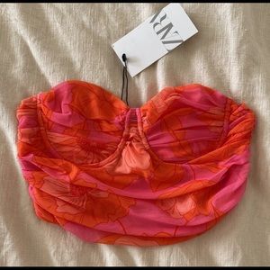 Zara Tulle Corset Top